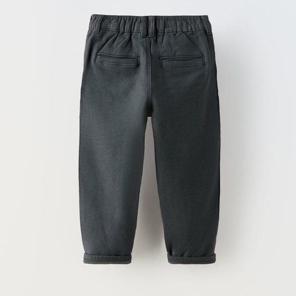 NWT ZARA Super Comfort Charcoal Pants 5T - Picture 3 of 5